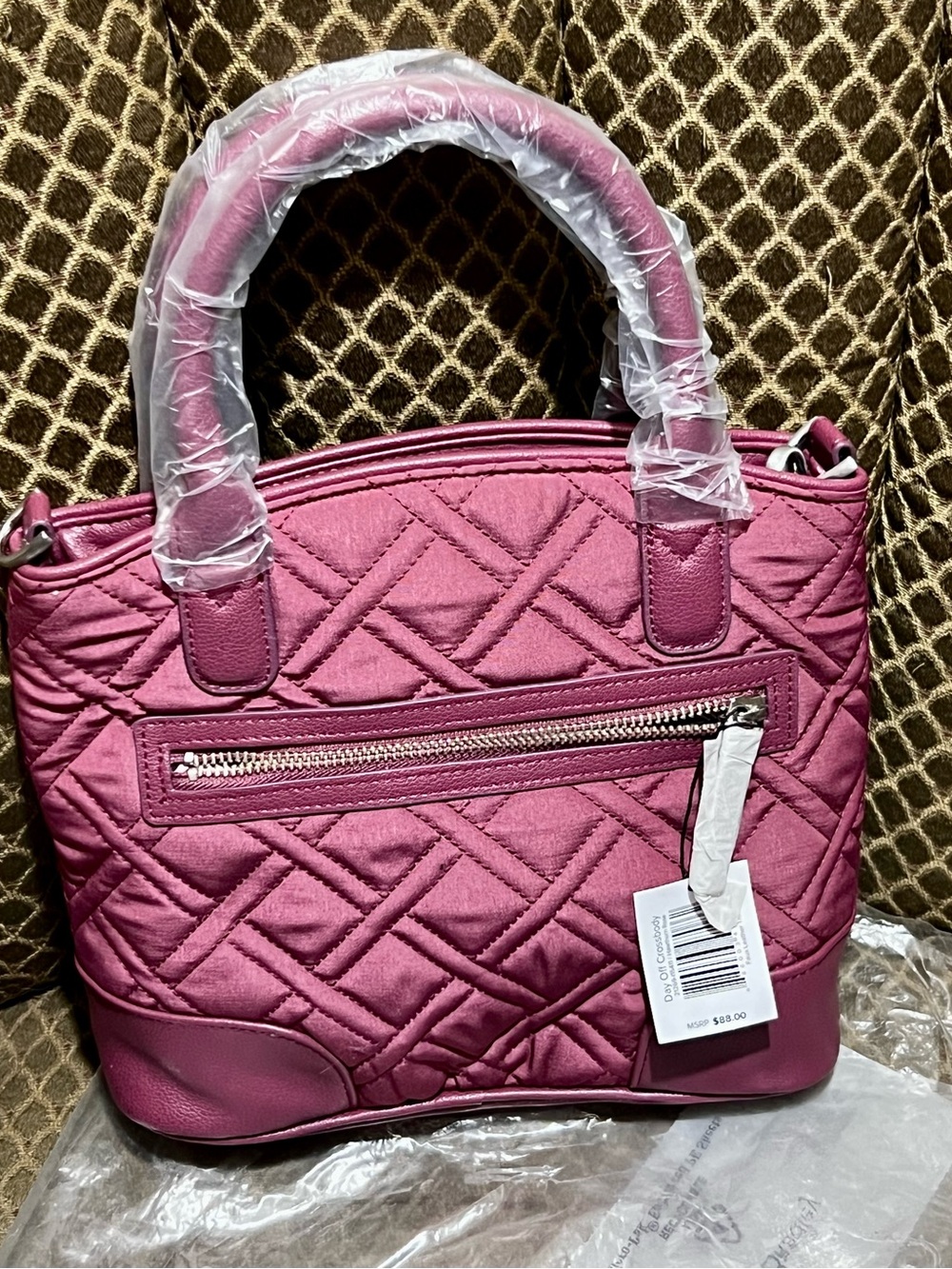 Vera Bradley Day Off Crossbody In Hawthorn Rose